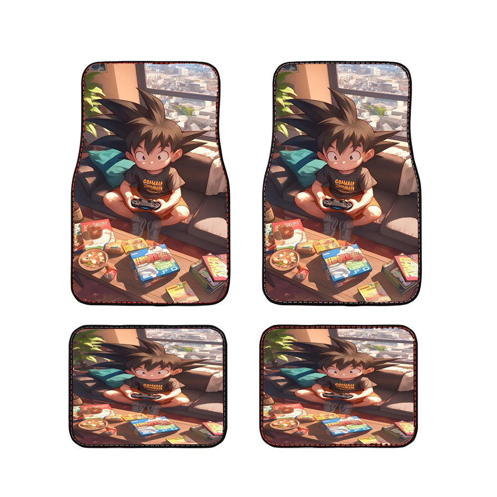 Gaming Goku Vibes Car Floor Mats Accessories