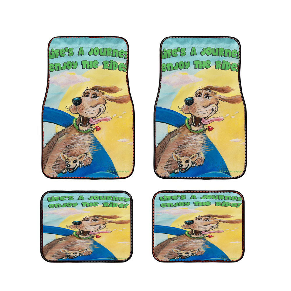 Gary Patterson Funny Dog Car Floor Mats Accessories