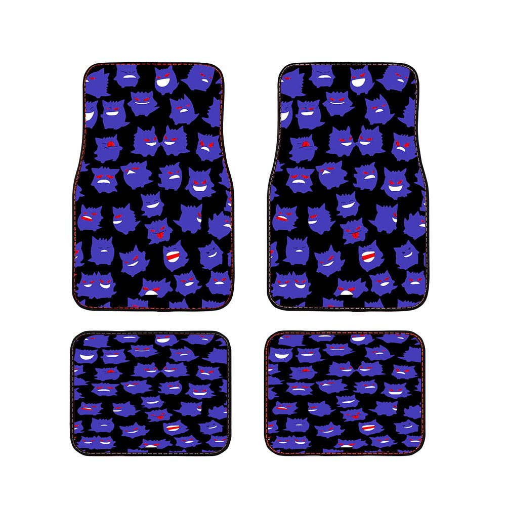 Gengar Pattern Car Floor Mats Accessories