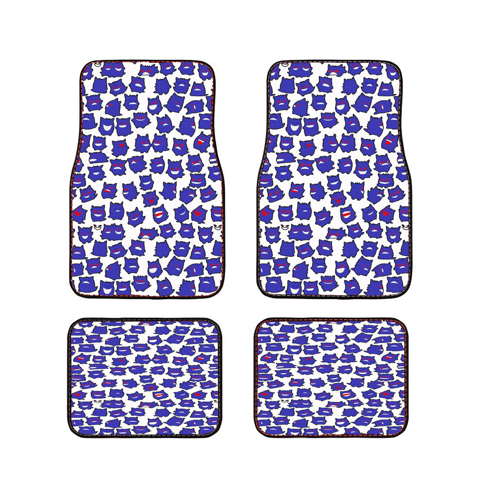Gengar Pattern Ghost Pokemon Car Floor Mats Accessories
