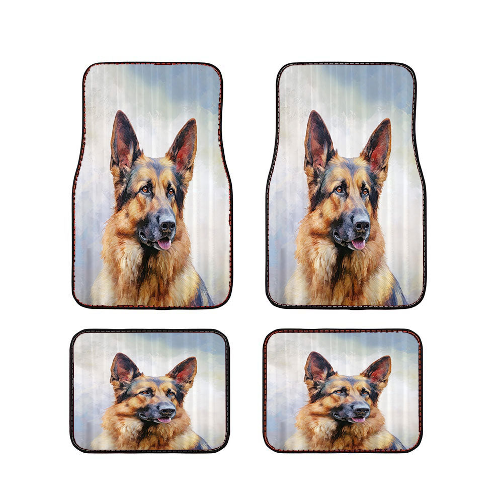 German Shepherd Car Floor Mats Accessories