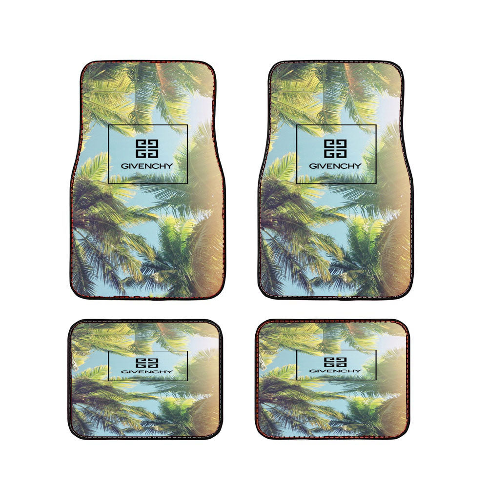 Givenchy Palm Tree Wallpaper Car Floor Mats Accessories