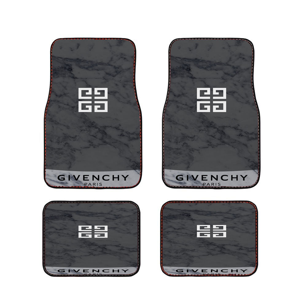 Givenchy Paris Marble 1 Car Floor Mats Accessories