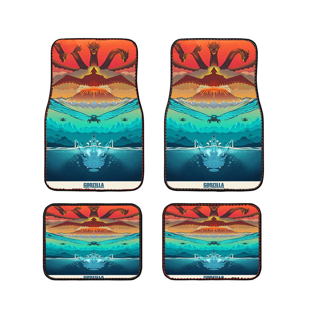 Godzilla Clipart Car Floor Mats Accessories