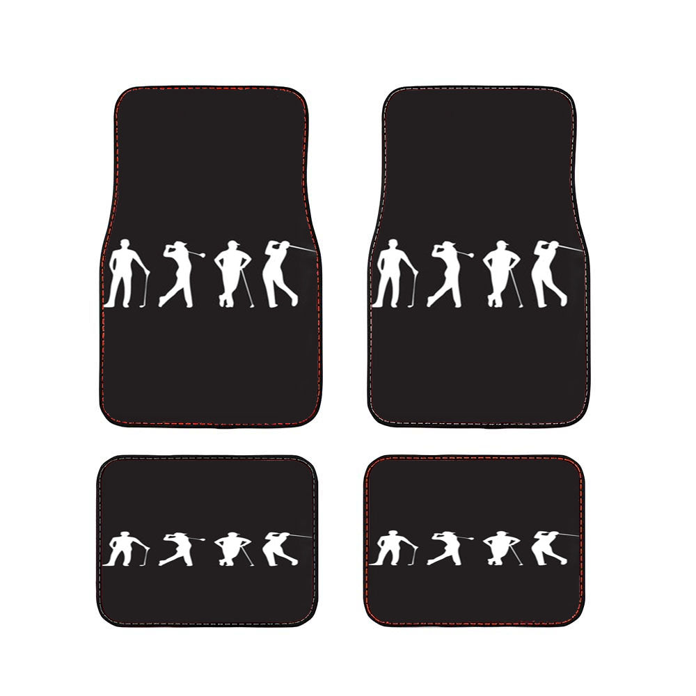 Golf Silhouettes Car Floor Mats Accessories