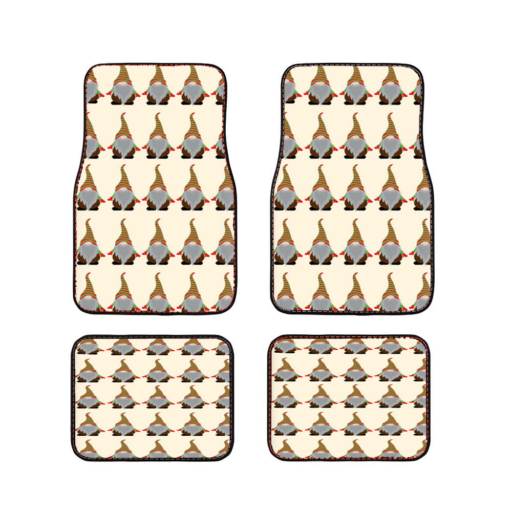 Gonk Pattern - Christmas Car Floor Mats Accessories