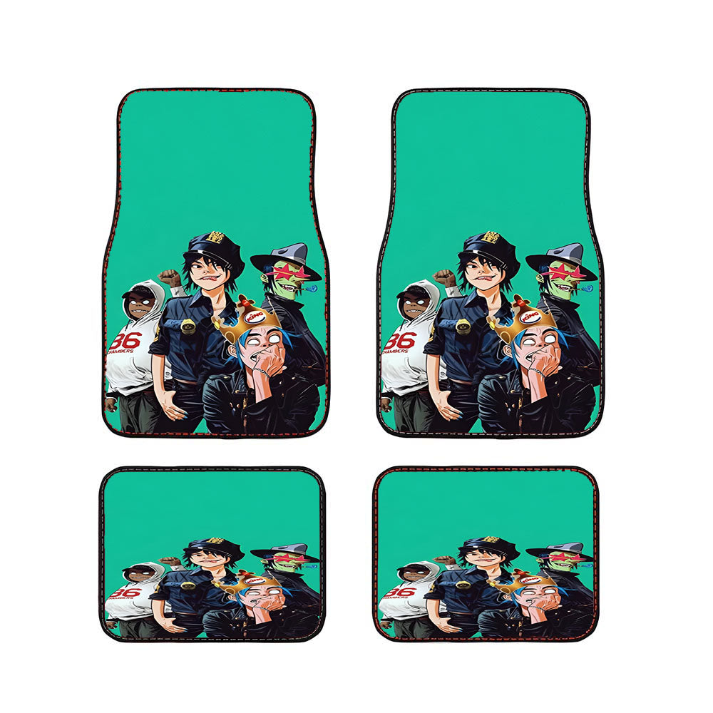 Gorillaz Band Car Floor Mats Accessories