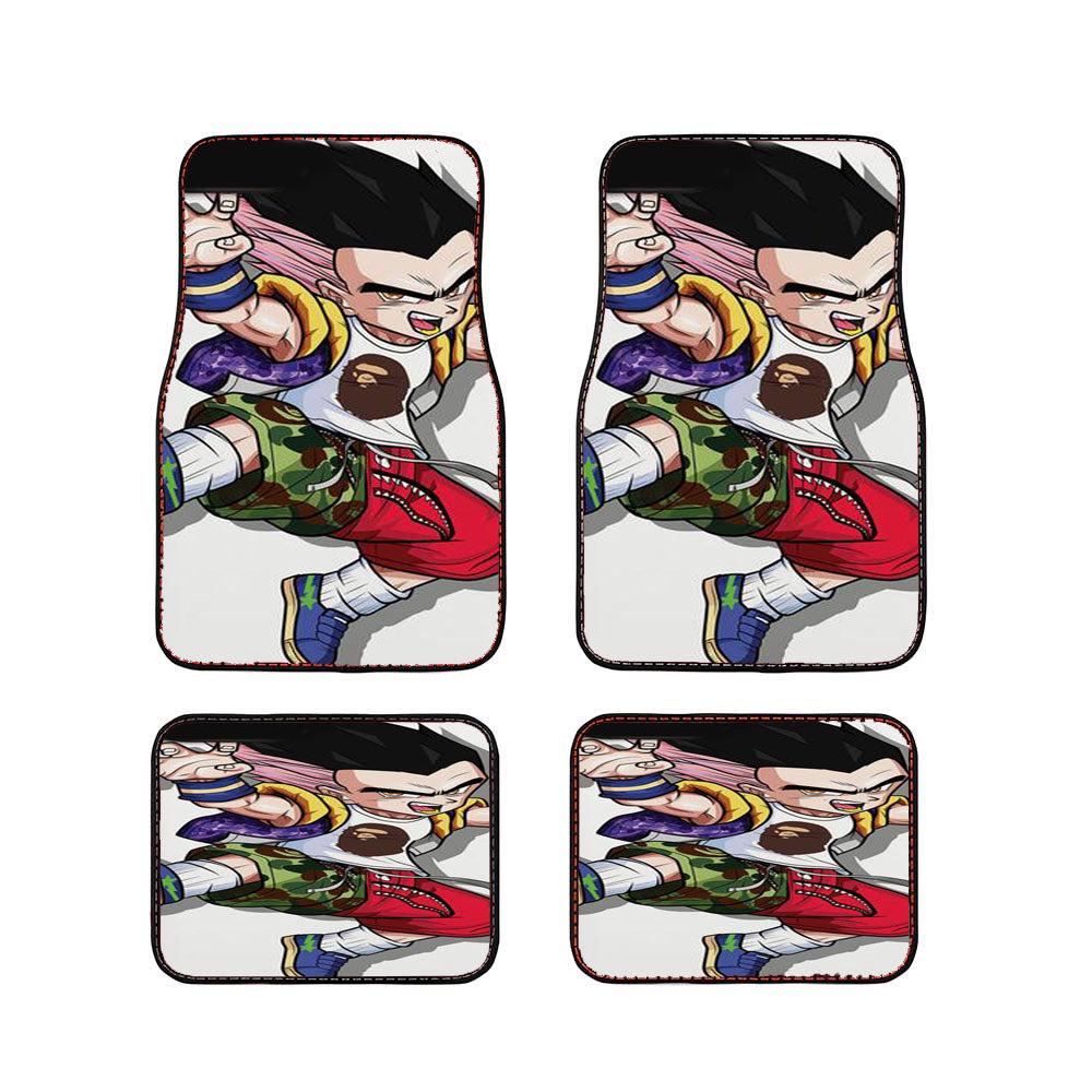 Gotenks X Bape Car Floor Mats Accessories