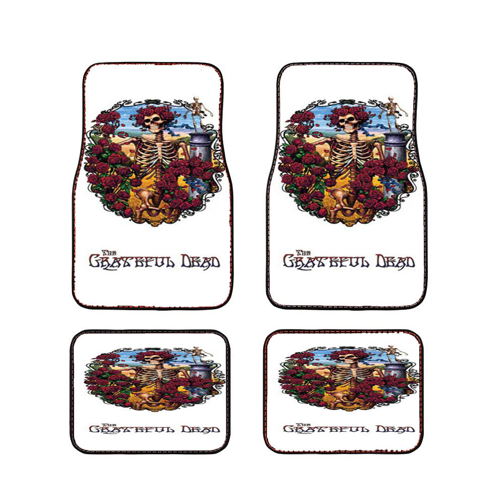 Grateful Dead Elaborate Frame Skeleton Car Floor Mats Accessories