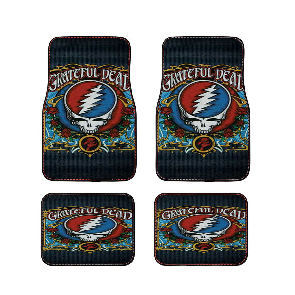 Grateful Dead Shirt Design Car Floor Mats Accessories