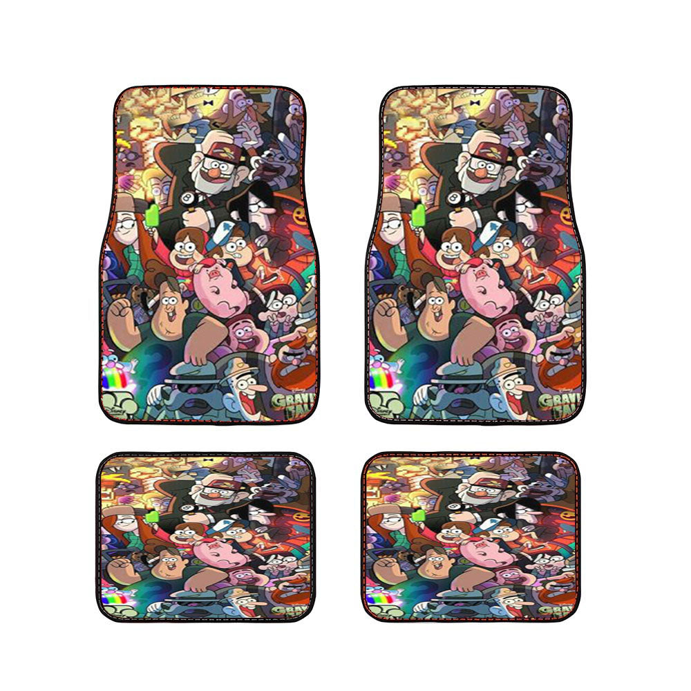 Gravity Falls All Character Car Floor Mats Accessories