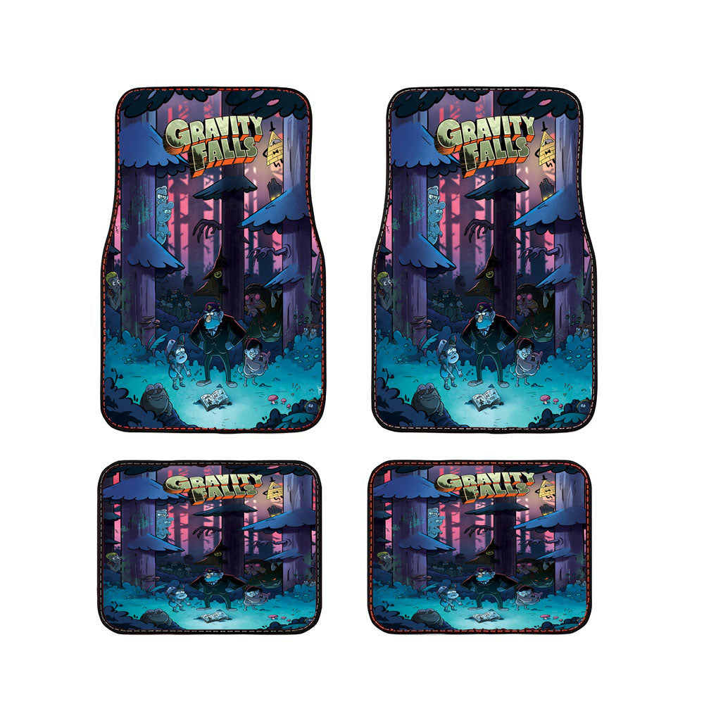 Gravity Falls Dark Woods Car Floor Mats Accessories