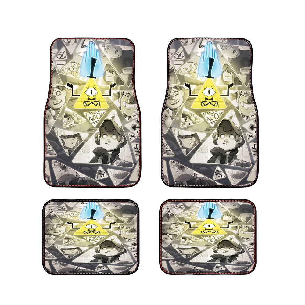 Gravity Falls Trust No One Car Floor Mats Accessories