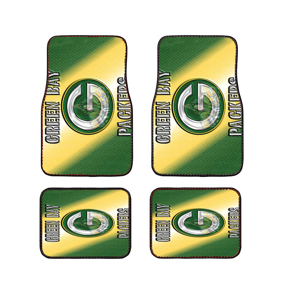 Green Bay Packers Raised Car Floor Mats Accessories