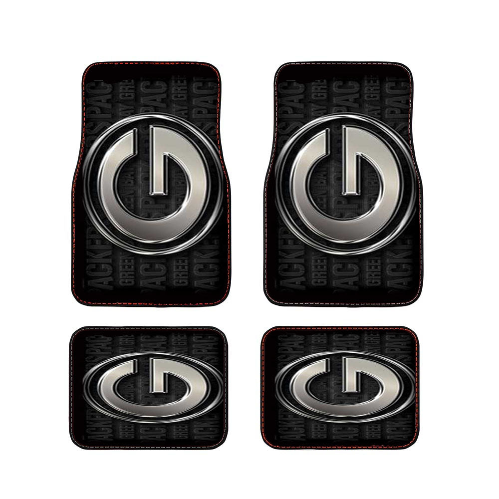 Green Bay Packers Raised Letters Car Floor Mats Accessories