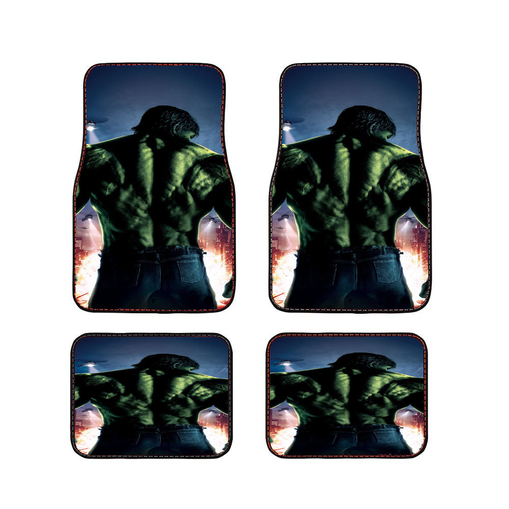 Green Hulk Car Floor Mats Accessories