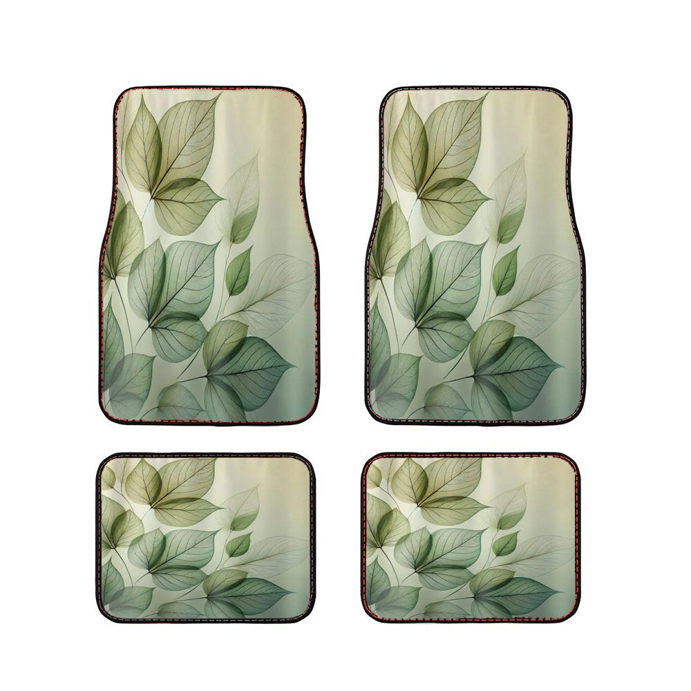 Green Leaf Car Floor Mats Accessories