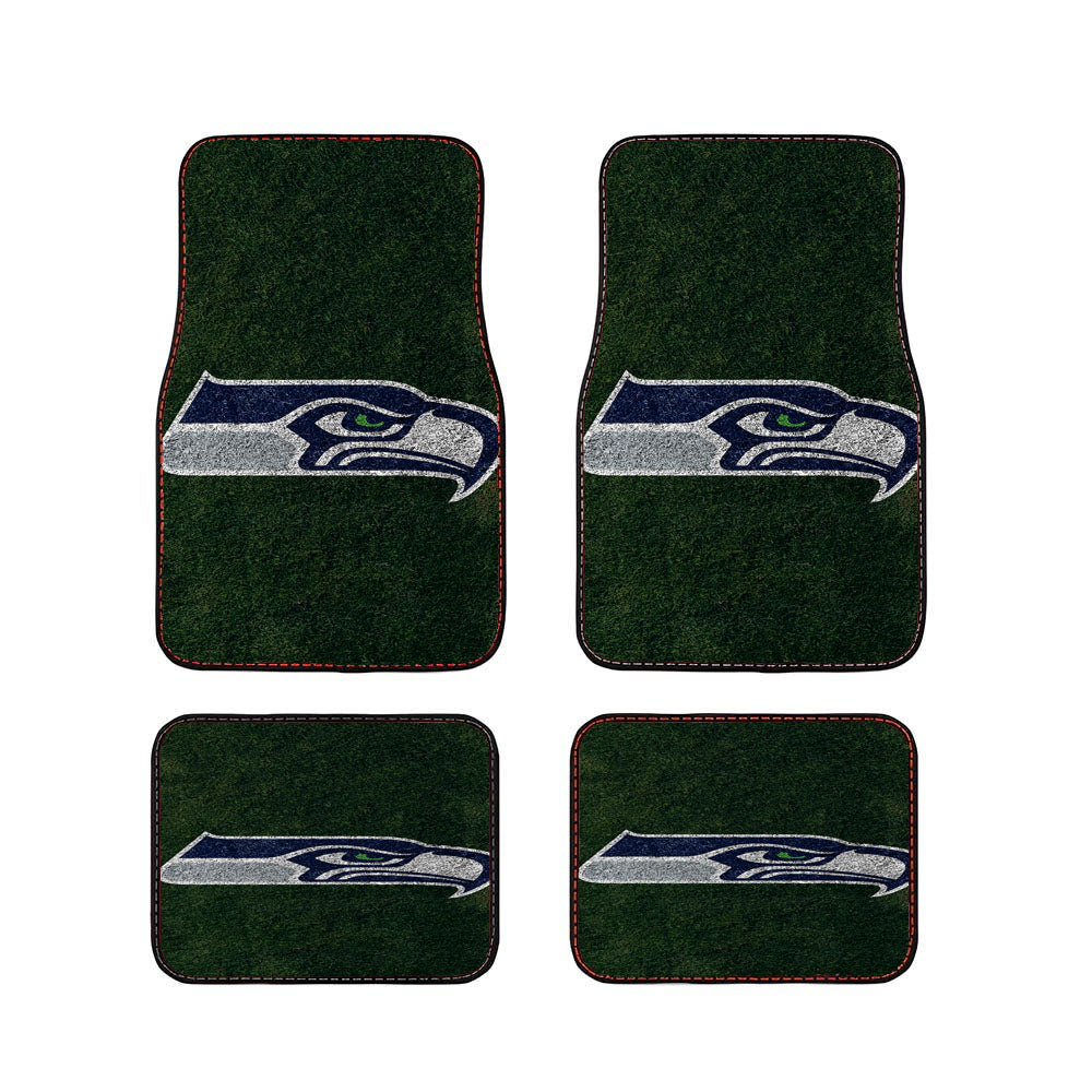 Green Seattle Seahawks Logo Car Floor Mats Accessories