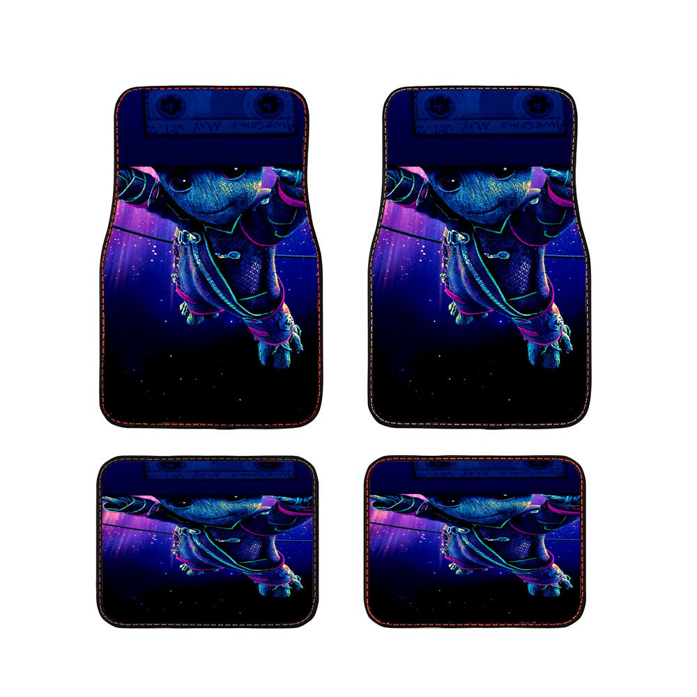 Groot Marvel Tapes Car Floor Mats Accessories