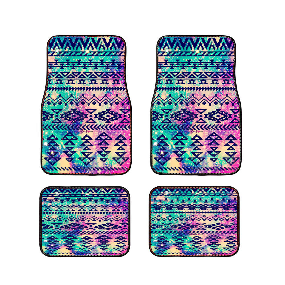 Grunge Tribal Pattern Galaxy Car Floor Mats Accessories