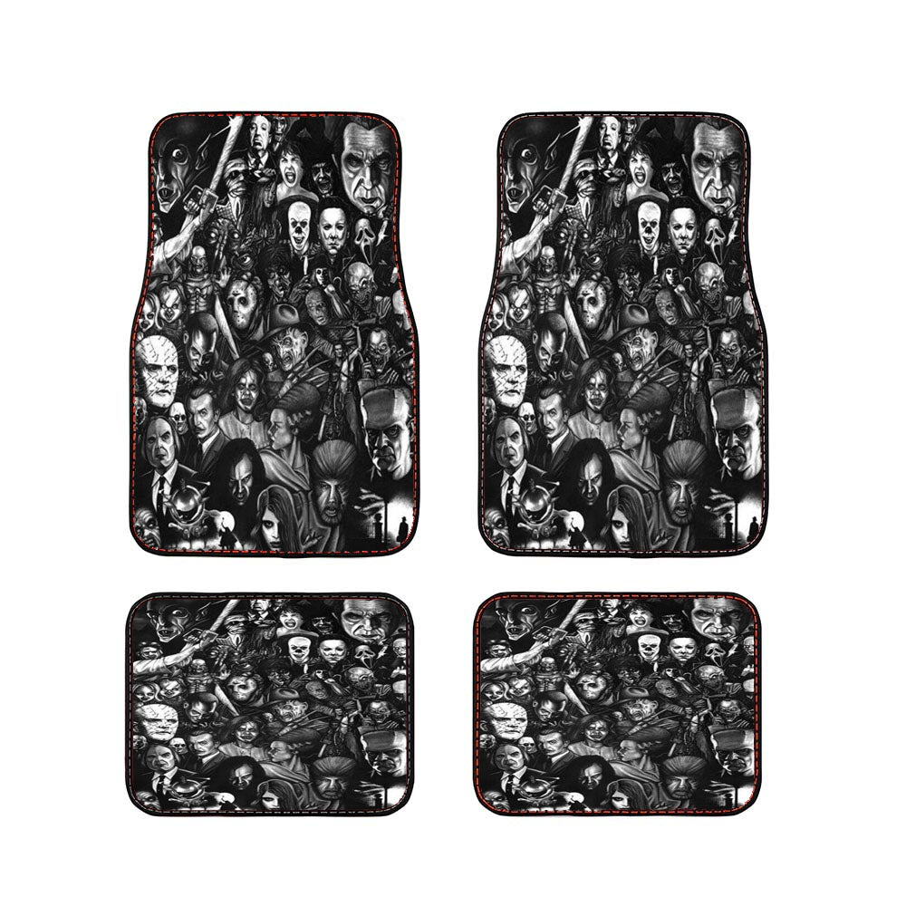 Halloween Horror Scary Movie Car Floor Mats Accessories