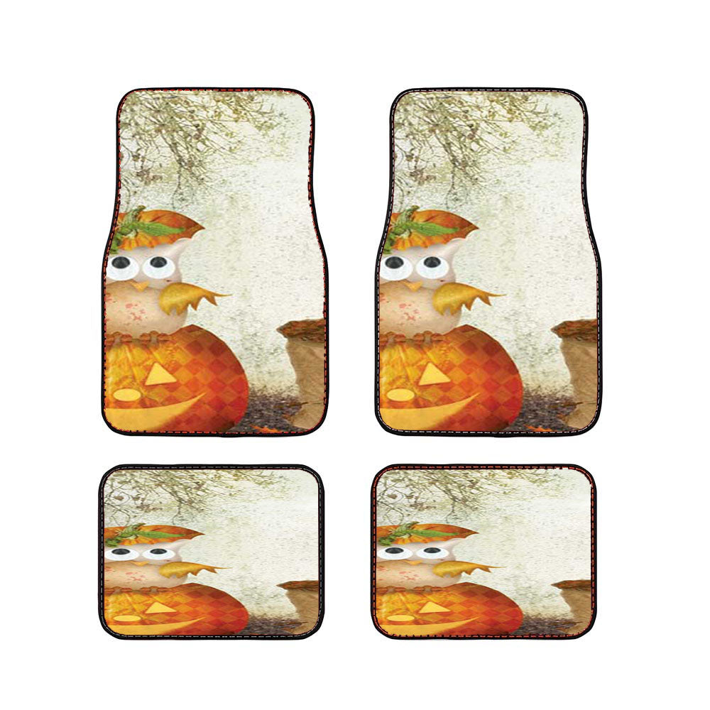 Halloween Owls Car Floor Mats Accessories