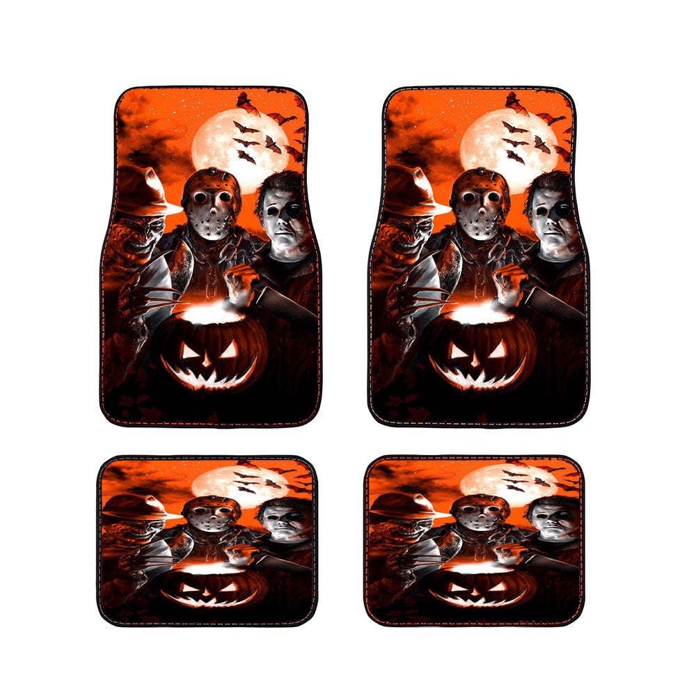 Halloween Scream Car Floor Mats Accessories