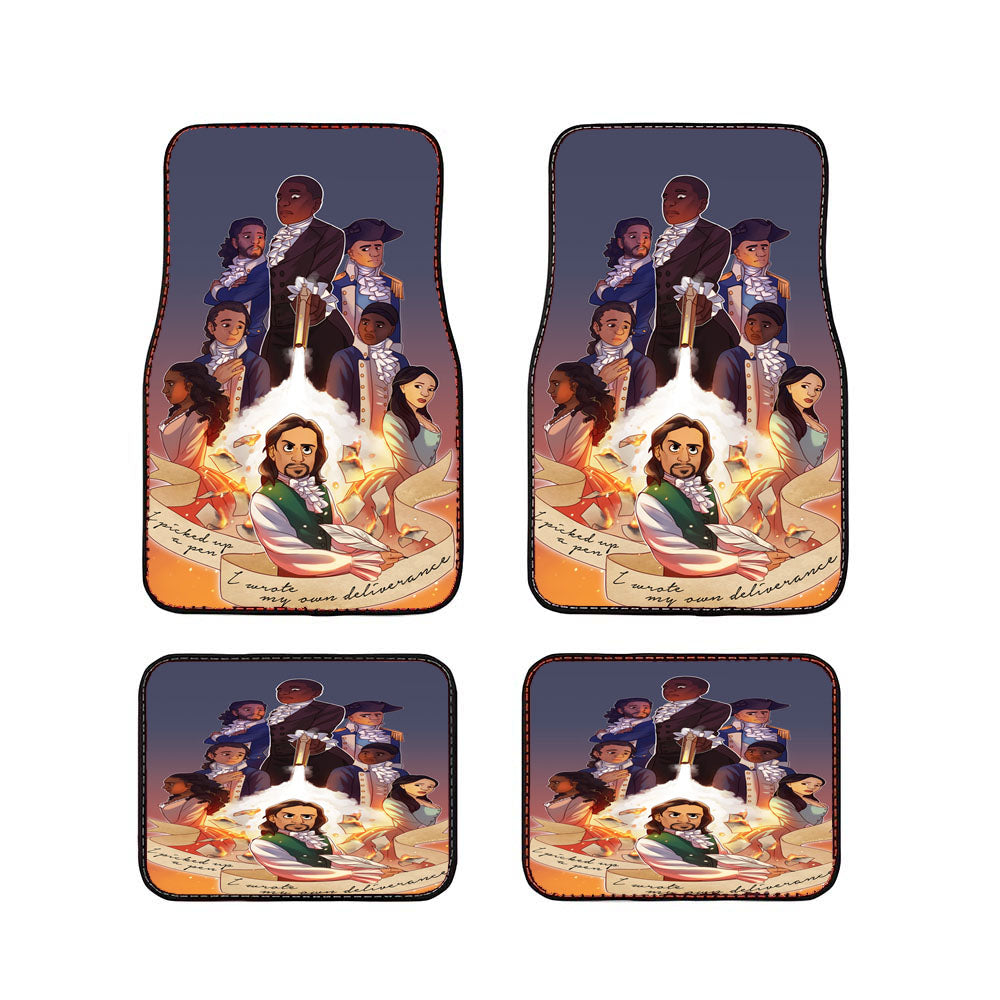 Hamilton And The Hubris Box Classic Musical Car Floor Mats Accessories