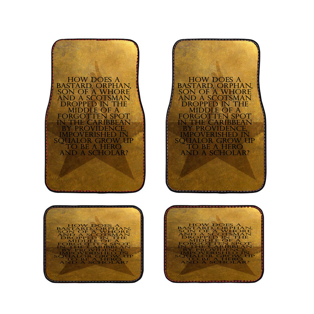 Hamilton Broad Car Floor Mats Accessories