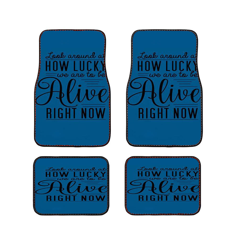 Hamilton Musical Quote Car Floor Mats Accessories