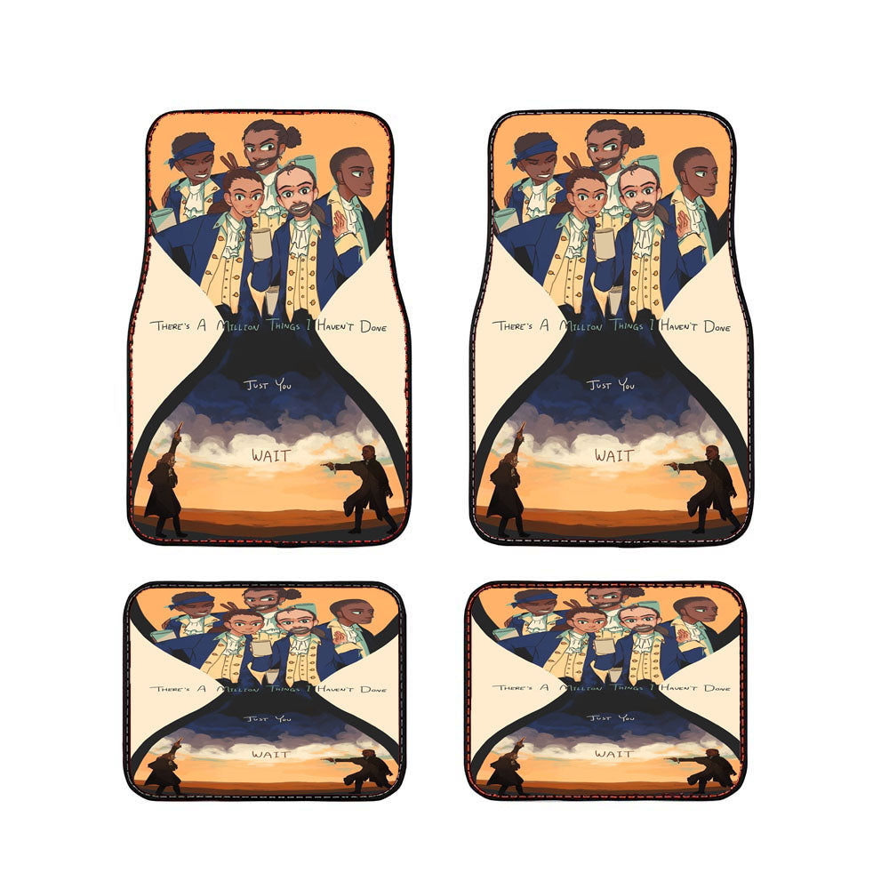Hamilton Musical Theres A Million Thing I Haven'T Done Car Floor Mats Accessories