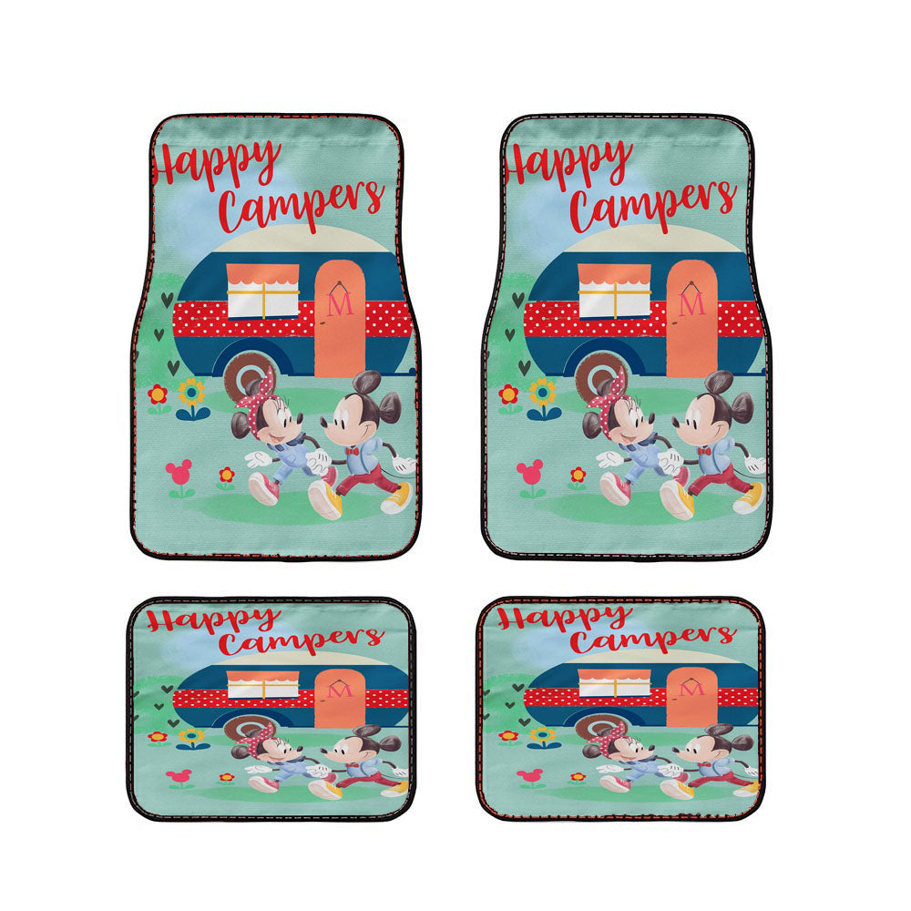 Happy Campers Mickey And Minnie Car Floor Mats Accessories