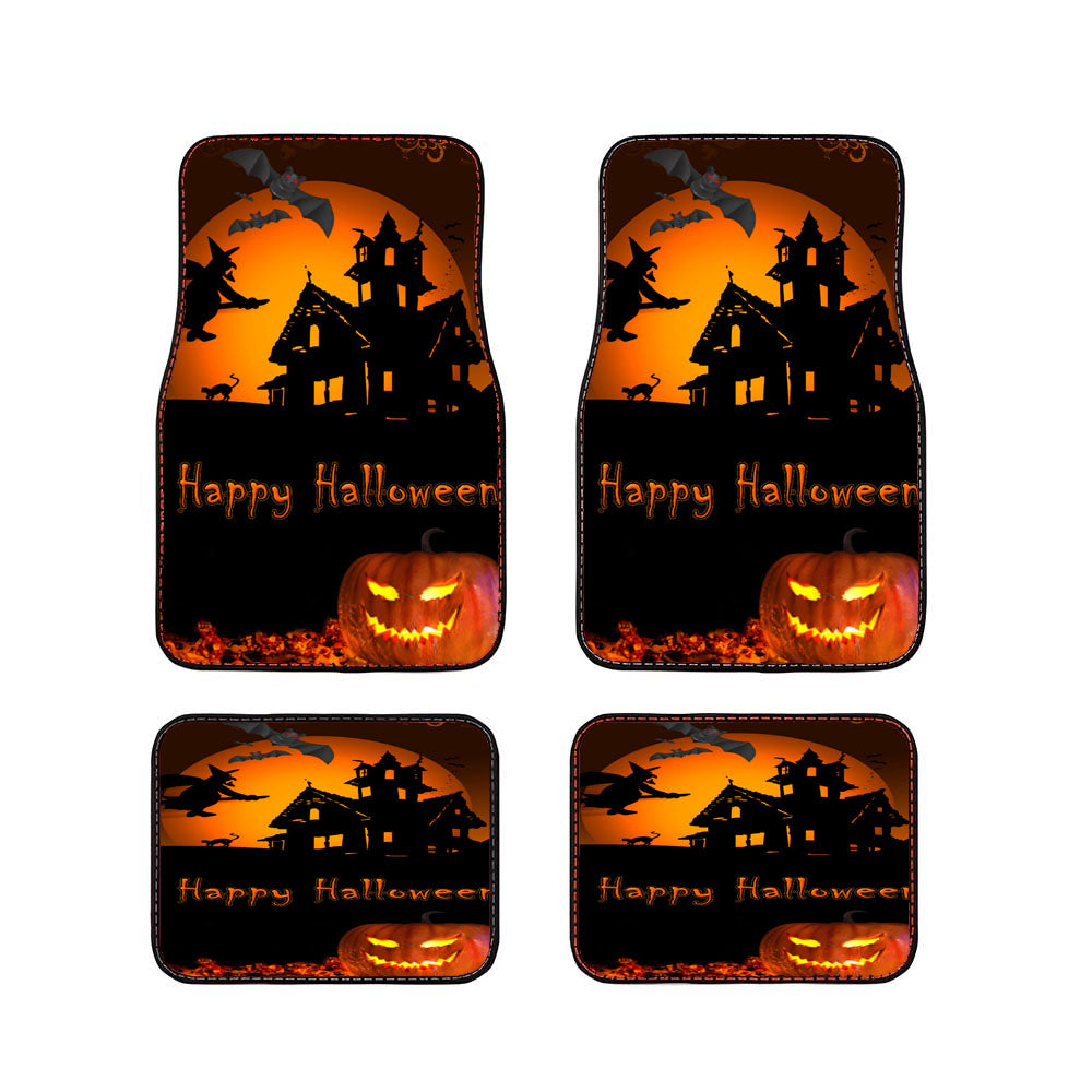 Happy Halloween Dark Car Floor Mats Accessories