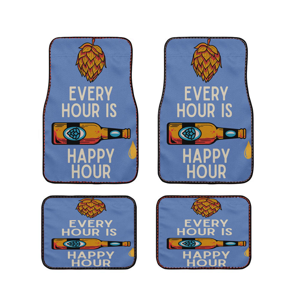 Happy Hour Car Floor Mats Accessories