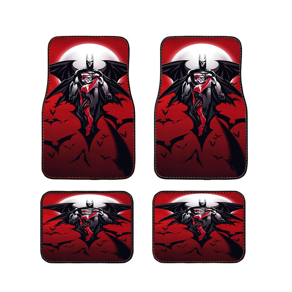 Harley Quinn And Batman Car Floor Mats Accessories