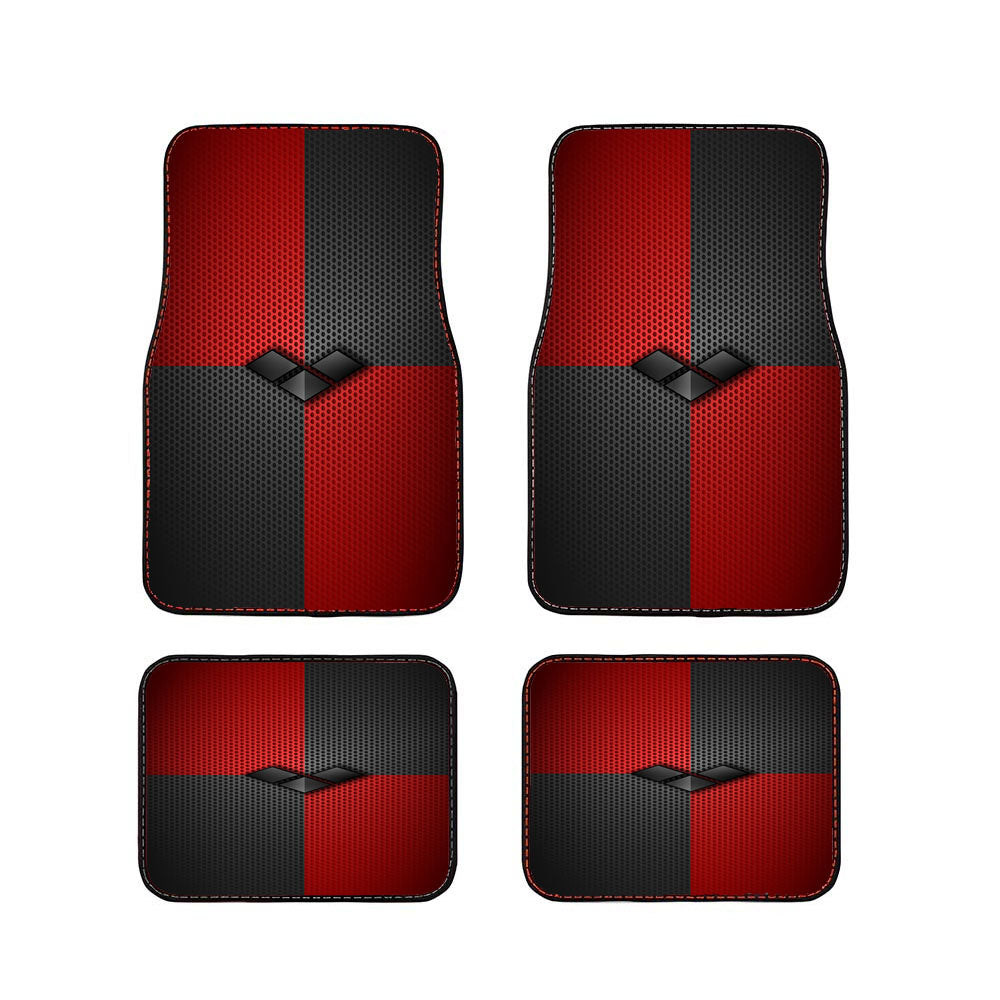 Harley Quinn Black Diamonds Car Floor Mats Accessories