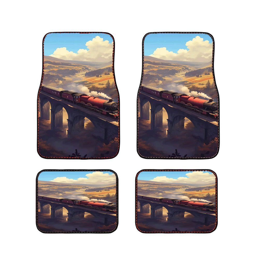 Harry Potter Classic Train Wallpaper Car Floor Mats Accessories