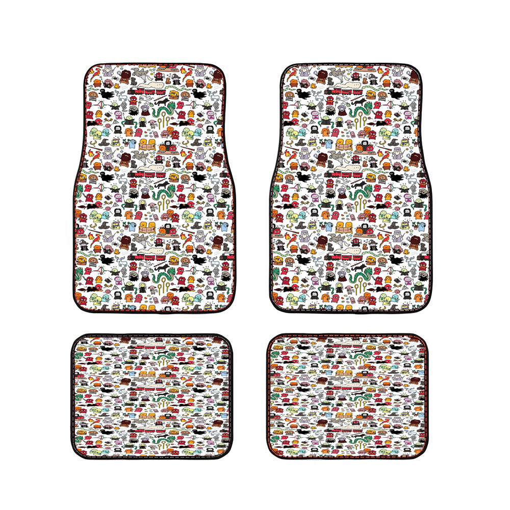Harry Potter Pattern Wallpaper Car Floor Mats Accessories