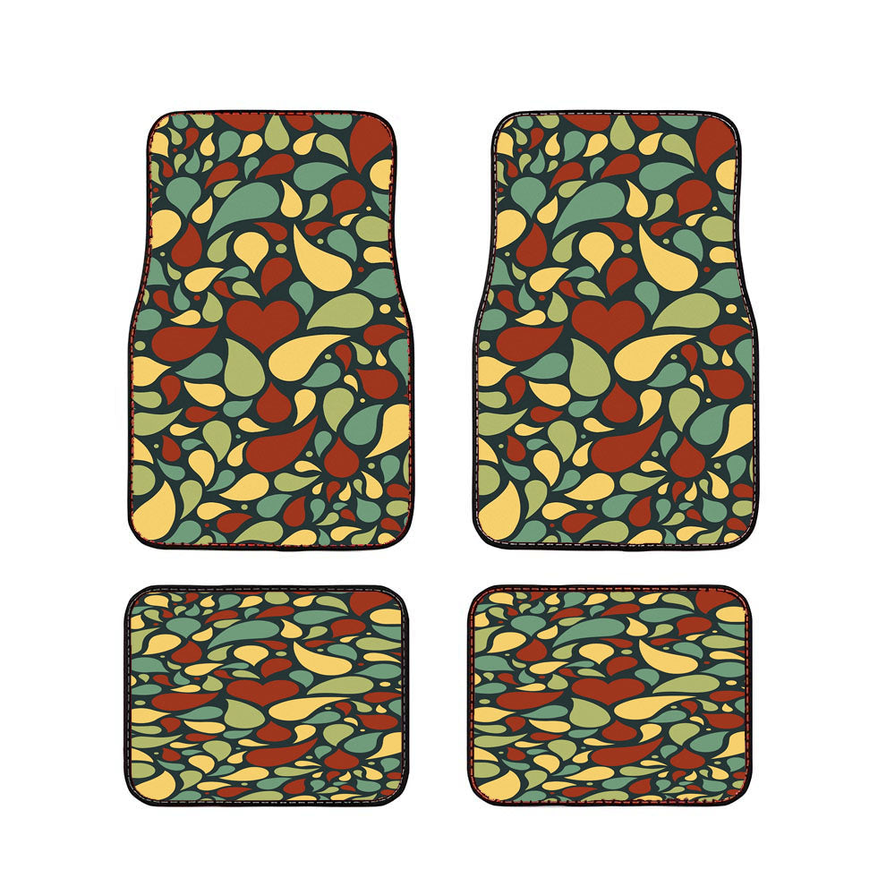 Heart Pattern Car Floor Mats Accessories