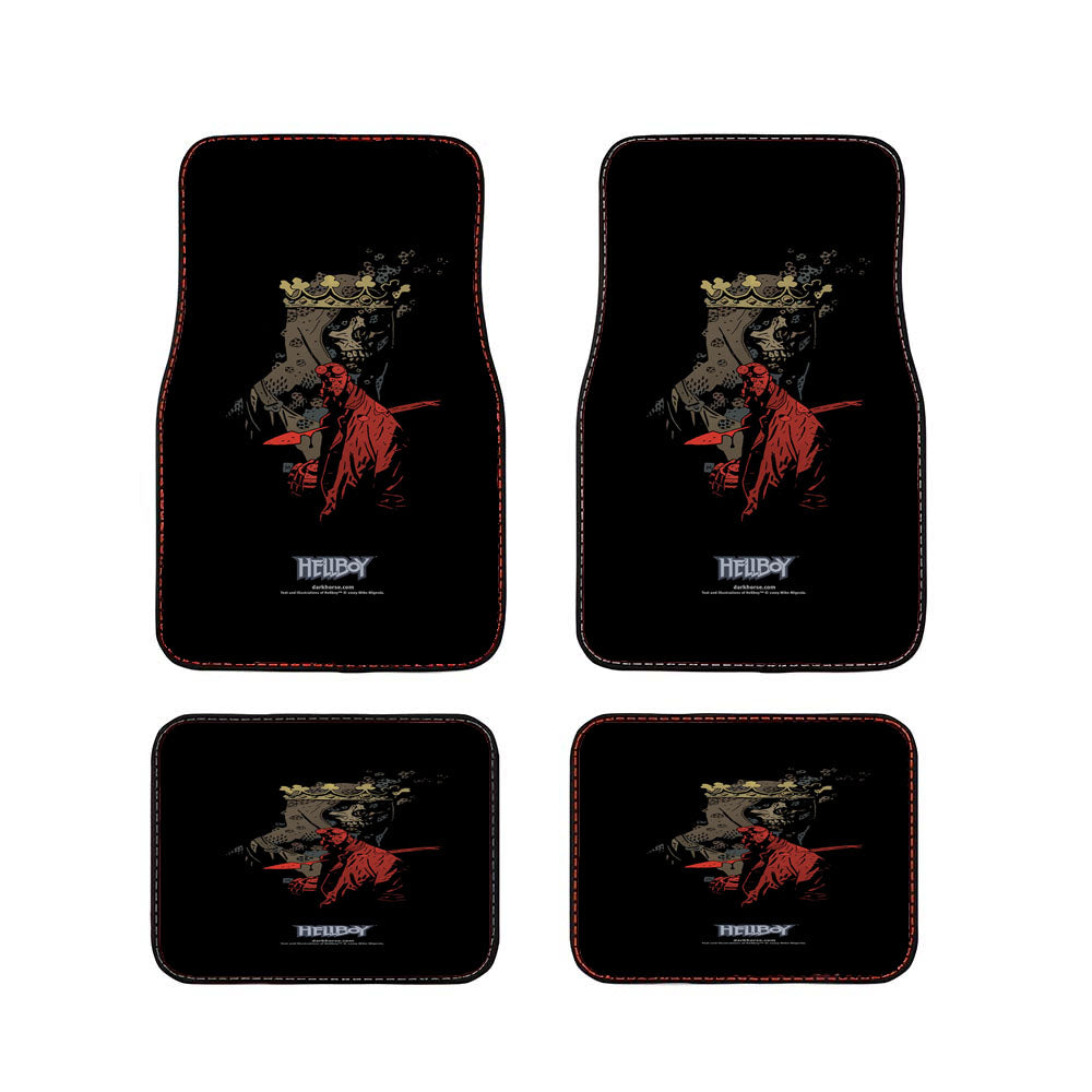 Hellboy Artwork Skull Throne Car Floor Mats Accessories