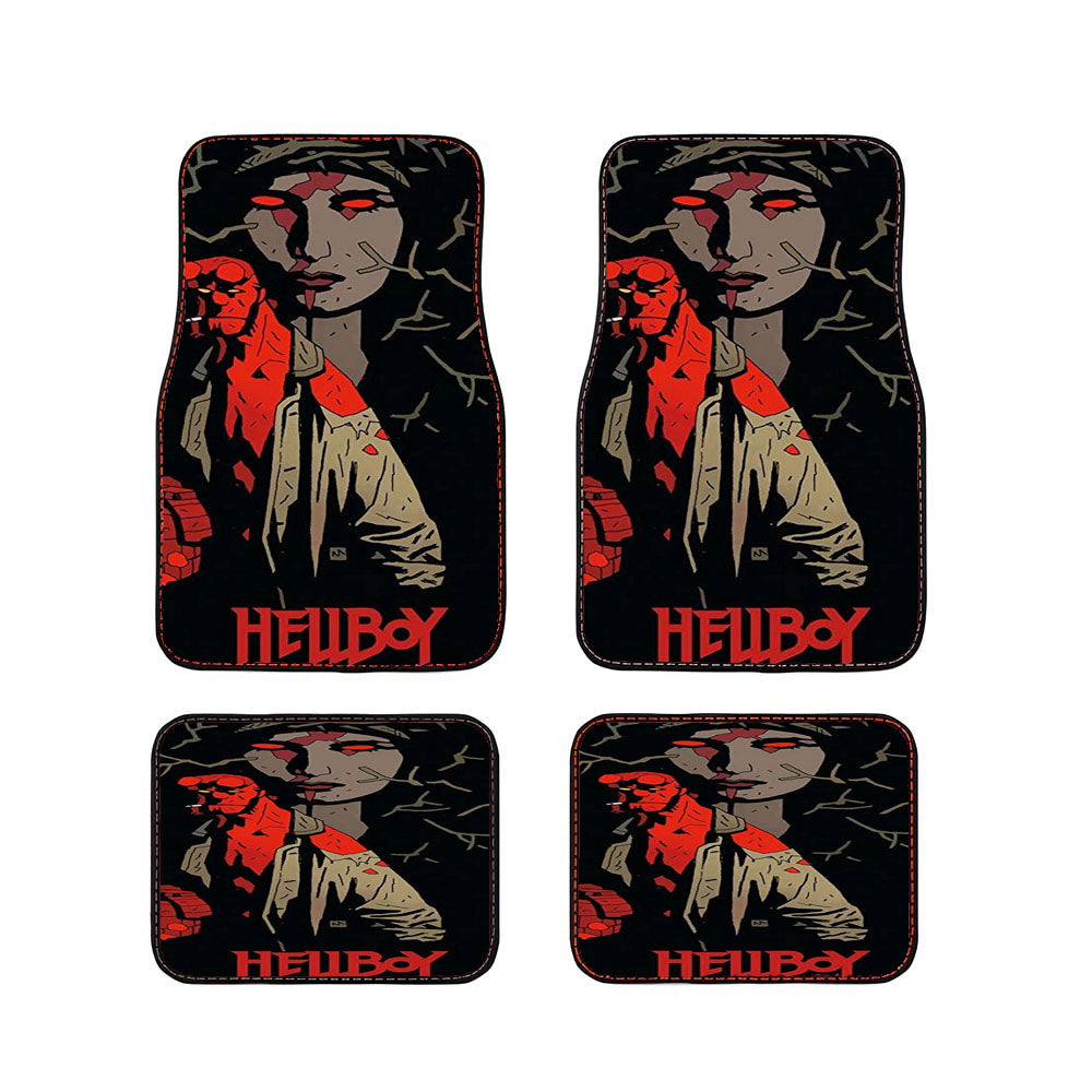 Hellboy Cool Illustration Car Floor Mats Accessories