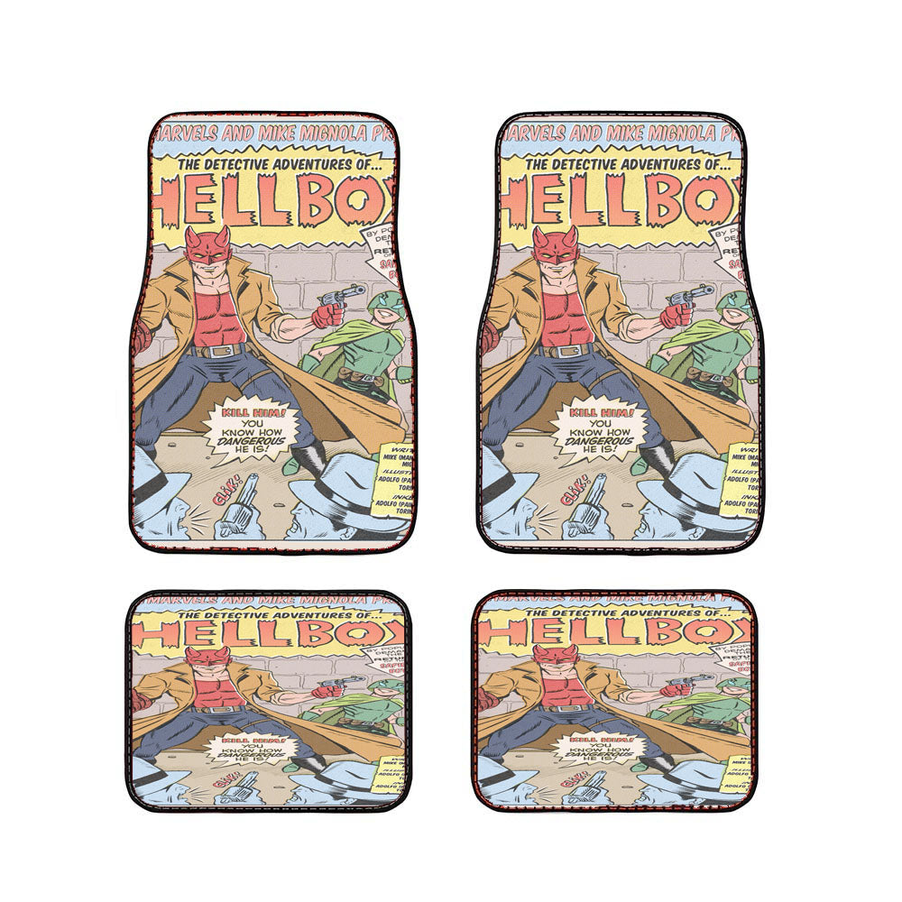 Hellboy Detective Car Floor Mats Accessories