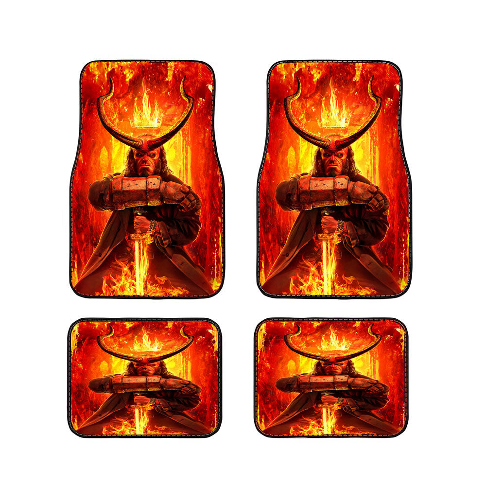 Hellboy Fire Po Car Floor Mats Accessories