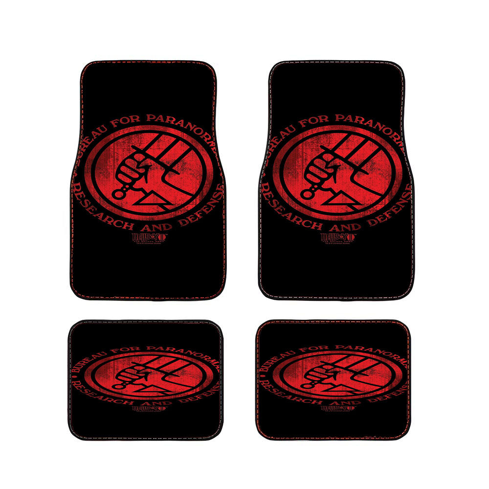 Hellboy Paranormal Symbol Car Floor Mats Accessories