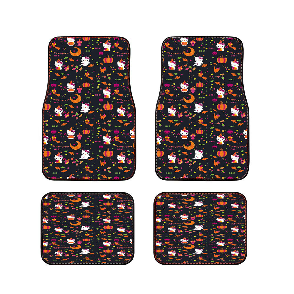 Hello Kitty Halloween Pattern Car Floor Mats Accessories