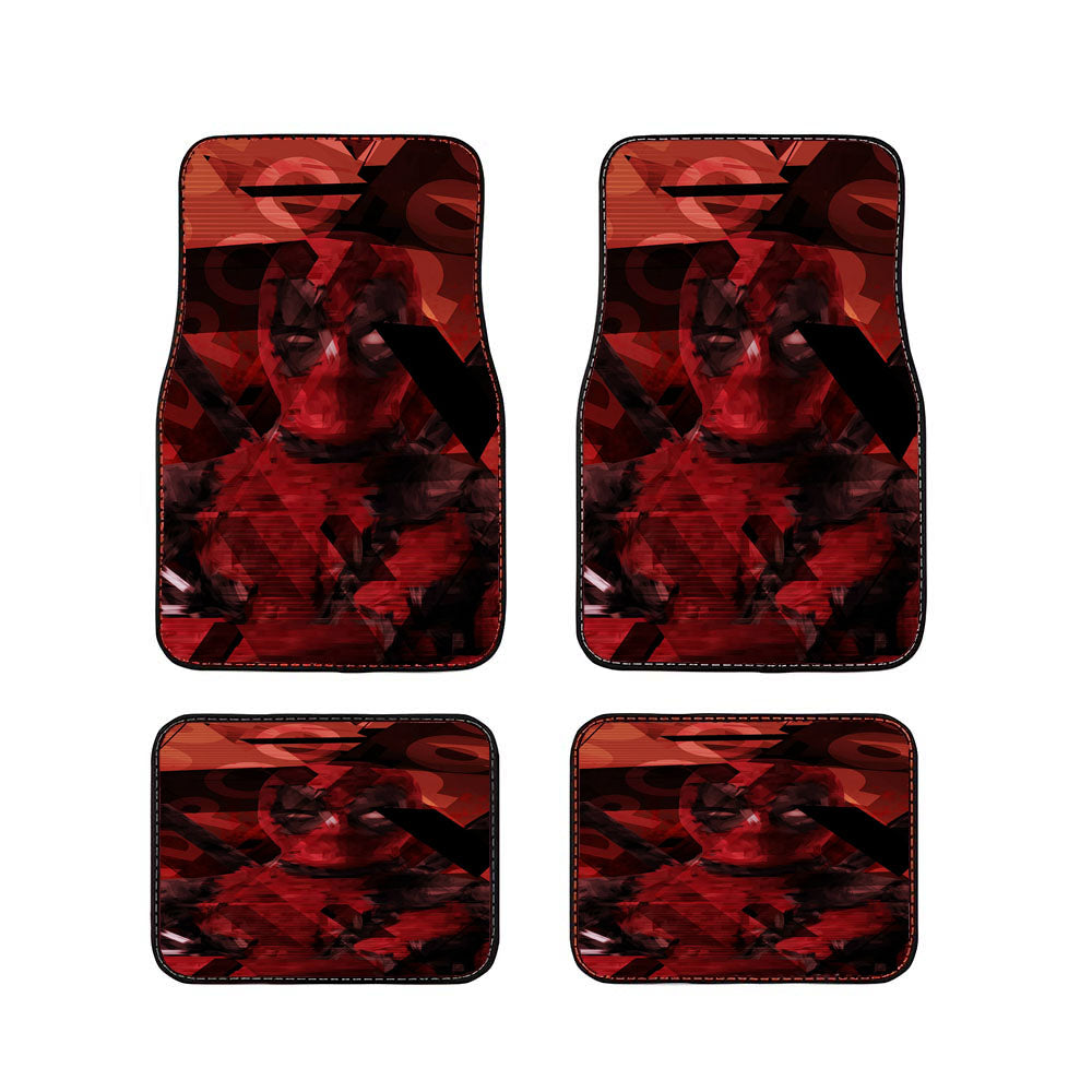 Hidden Deadpool Abstract Car Floor Mats Accessories