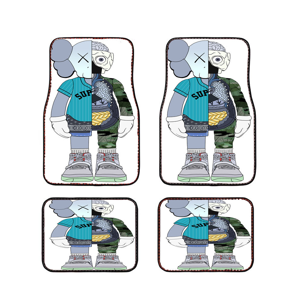 Hmn Alns X Kaws Car Floor Mats Accessories