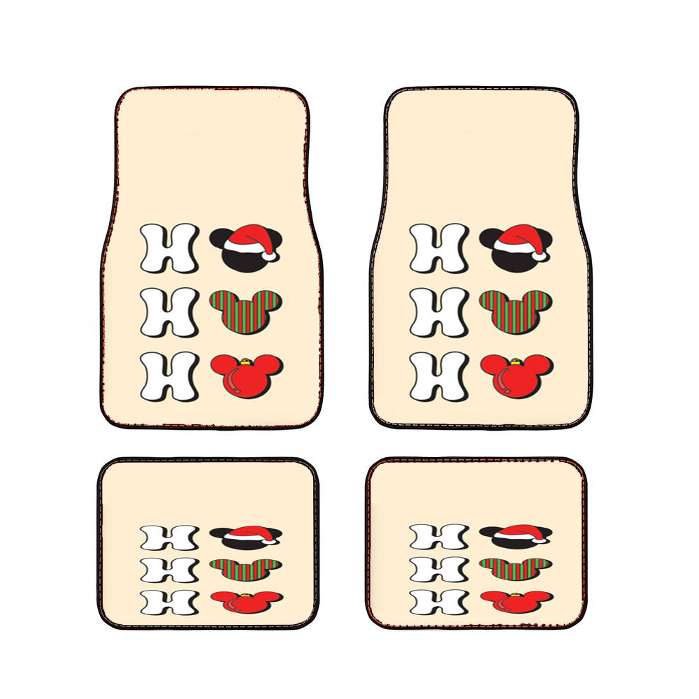 Ho Ho Ho Mickey Car Floor Mats Accessories