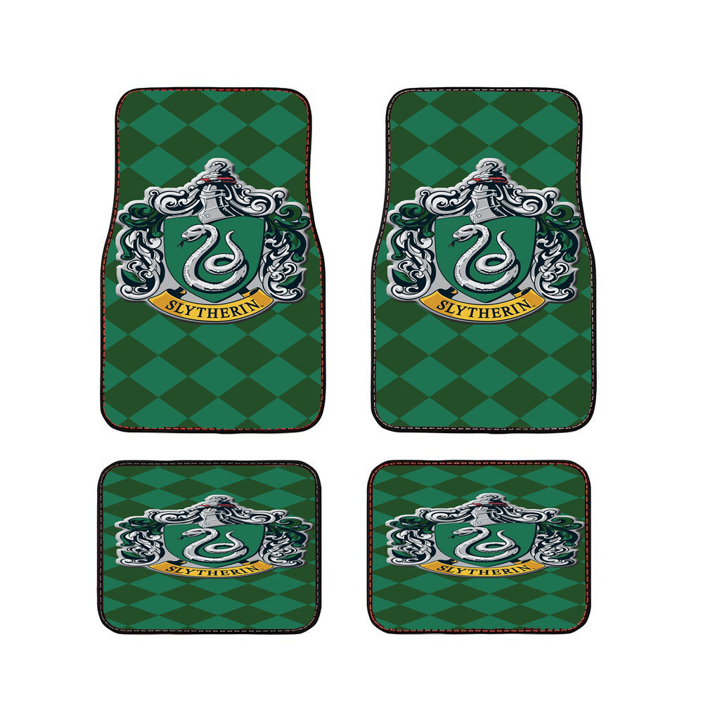Hoghwart School - Slytherin Car Floor Mats Accessories