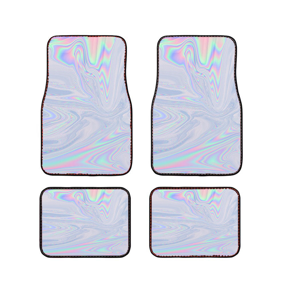 Holographic Tumblr Trippy Aesthetics Car Floor Mats Accessories